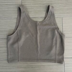 Lululemon ribbed soft stream cropped tank